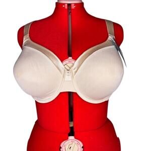 Vanity Fair 44D Illumination Zone Support Underwire Bra 76338 Sweet Cream‎ NWT